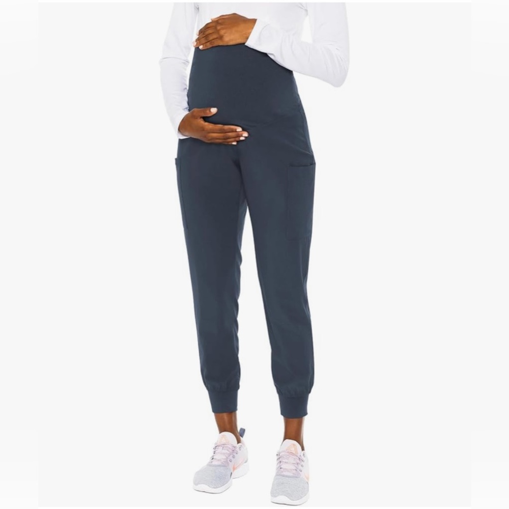 Med Couture Maternity Jogger Pants Scrub Bottoms